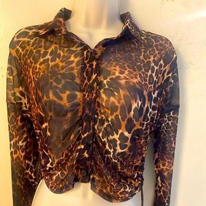 Top , Animal Print